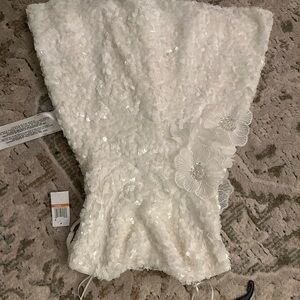 Dress the Population White Sequin Mini Dress